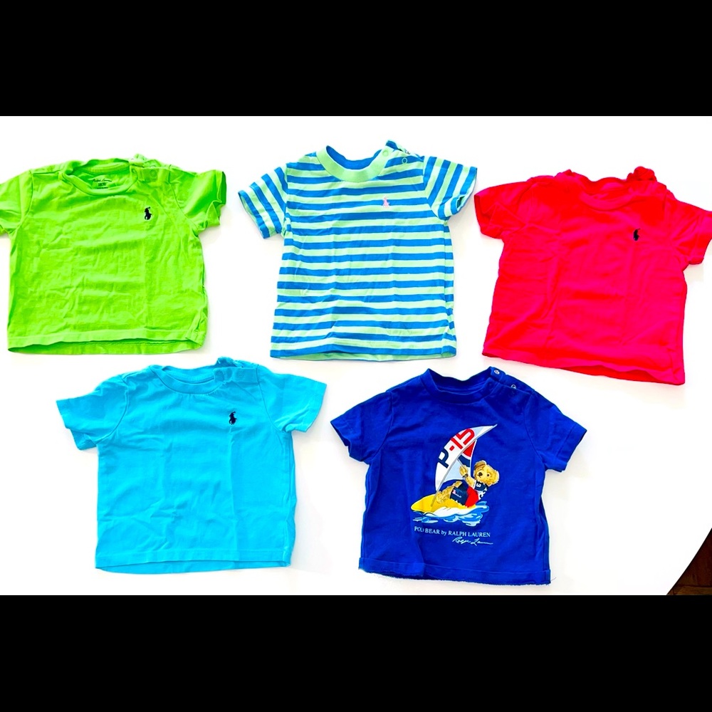 Ralph Lauren Baby T-Shirt Bundle 6 mo.